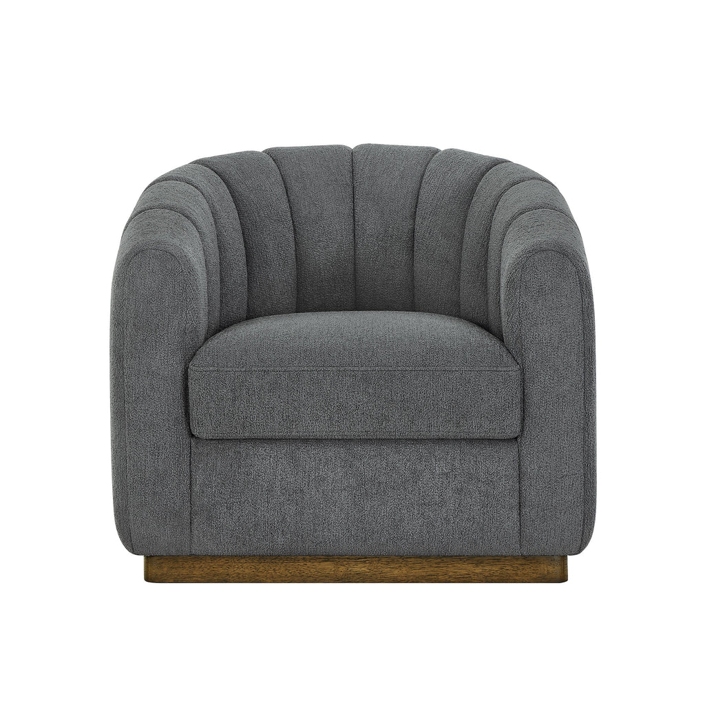 Better Homes & Gardens Lillian Accent Swivel Chair. Cream Linen