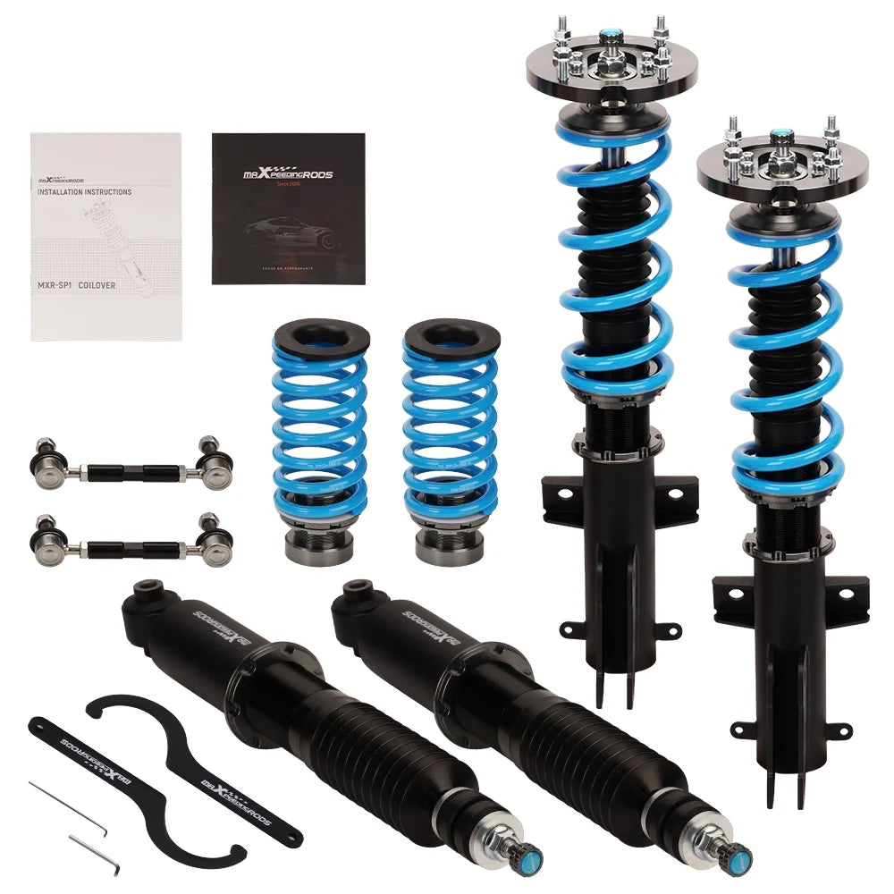 Maxpeedingrods Coilover Suspension Kits for Ford Mustang 2005 - 2014 24 Way Damper Adjustable