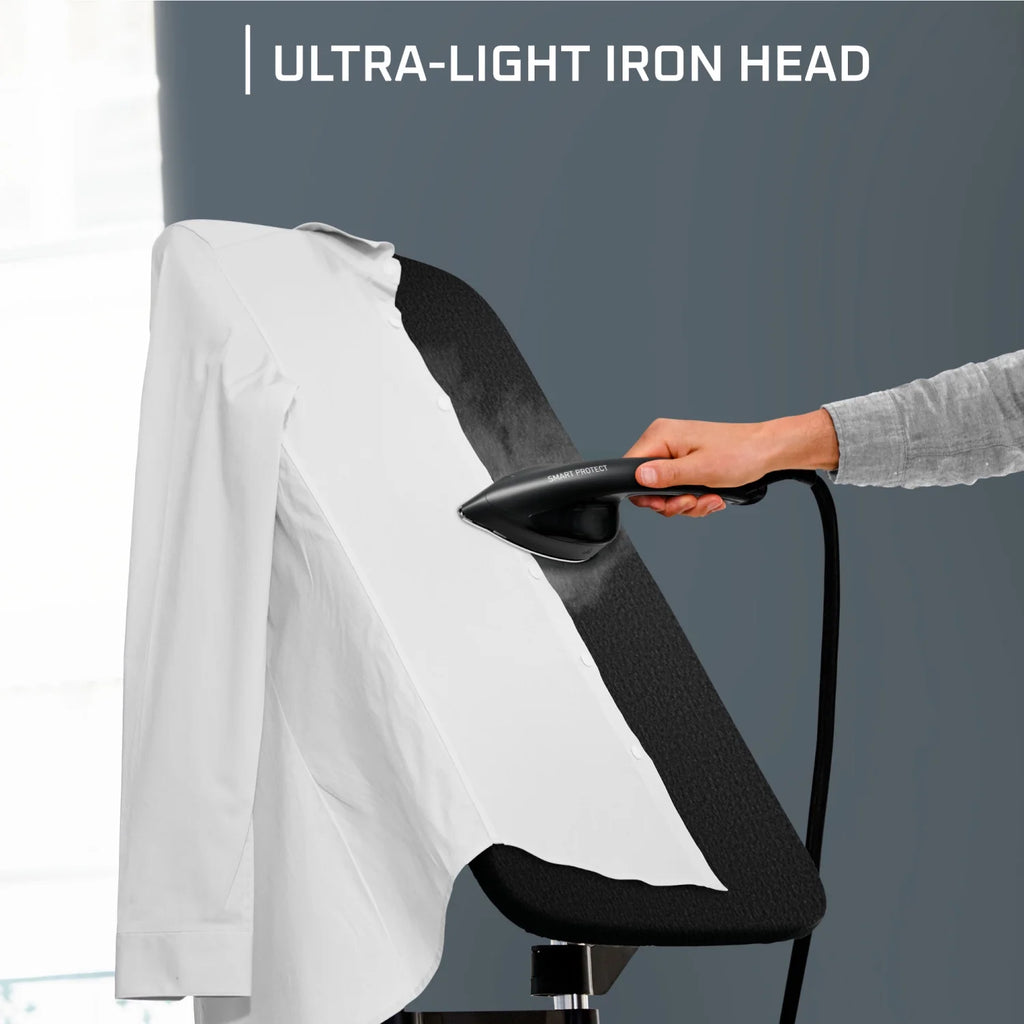 Rowenta IXEO Full Size Steamer for Clothes with Ironing Board. Garment Steamer. 65 Inch. 1500 Watts. Portable. QR1410