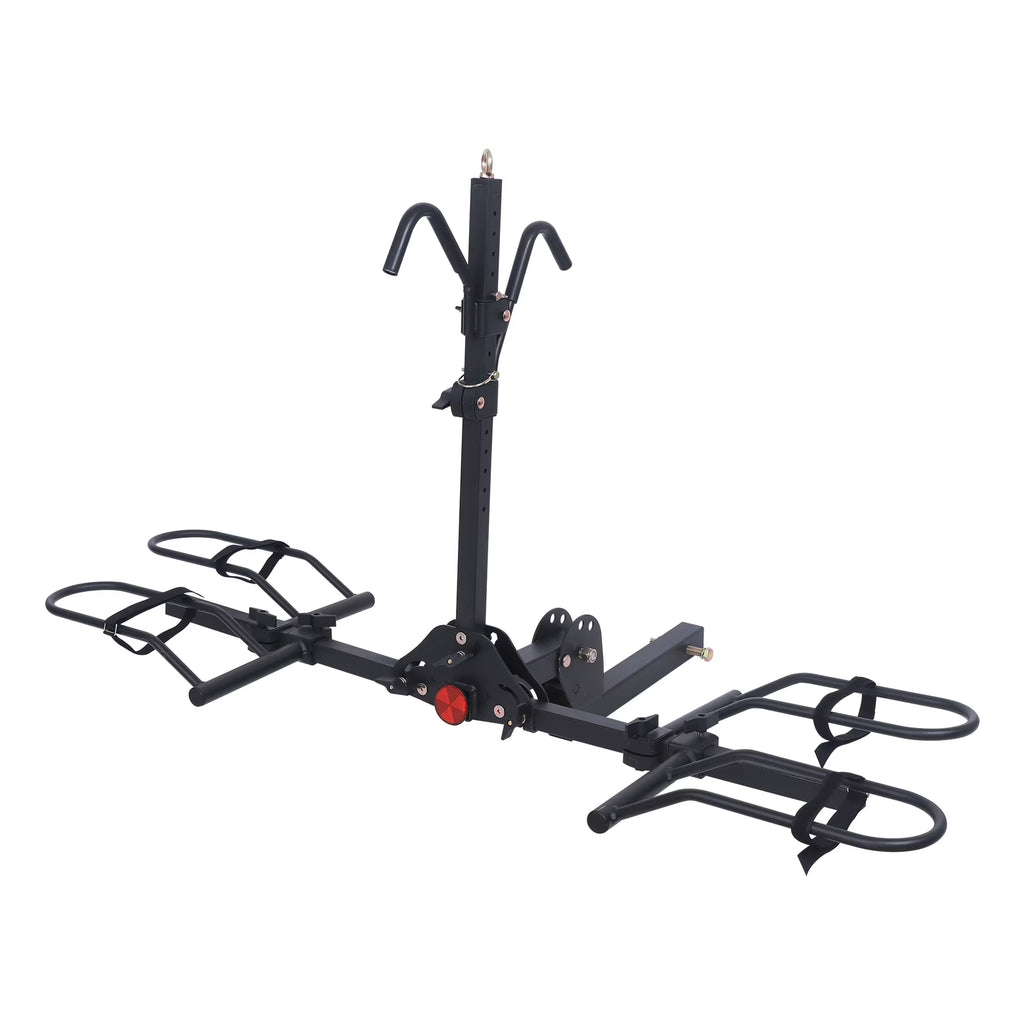 Young Electric Ebike Rack. 200lb Capacity. Alloy Steel Hitch Mount. Fits 5-Inch Fat Tire Bikes. 2-Inch Receiver