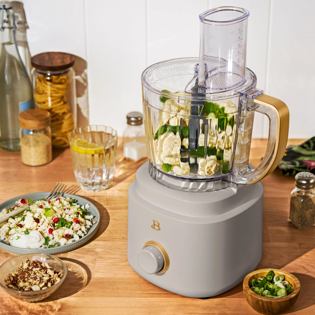 Beautiful 10-Cup Food Processor with Accessories. White Icing by Drew Barrymore