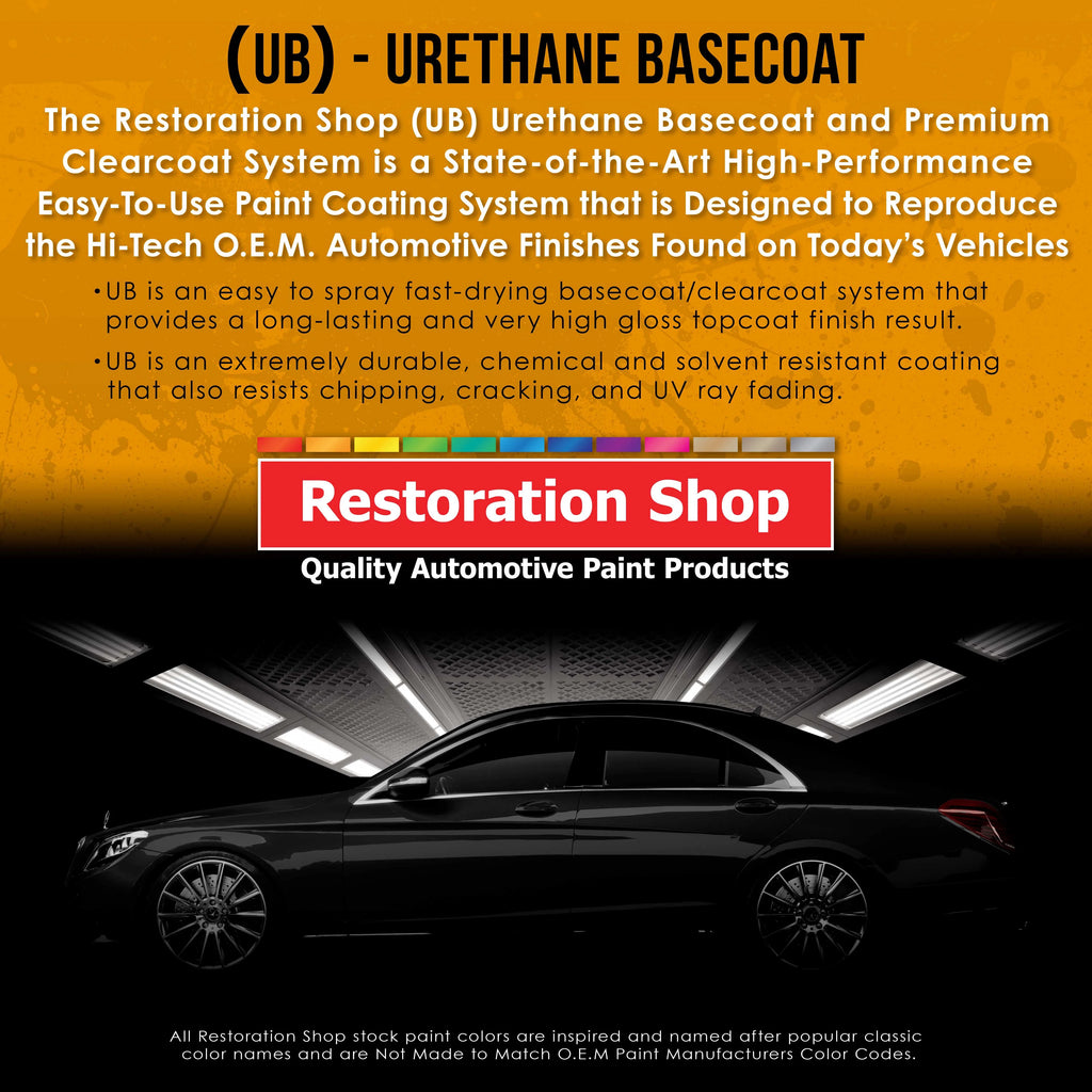 Hugger Orange Quart URETHANE BASECOAT CLEARCOAT Car Auto Body Paint Kit