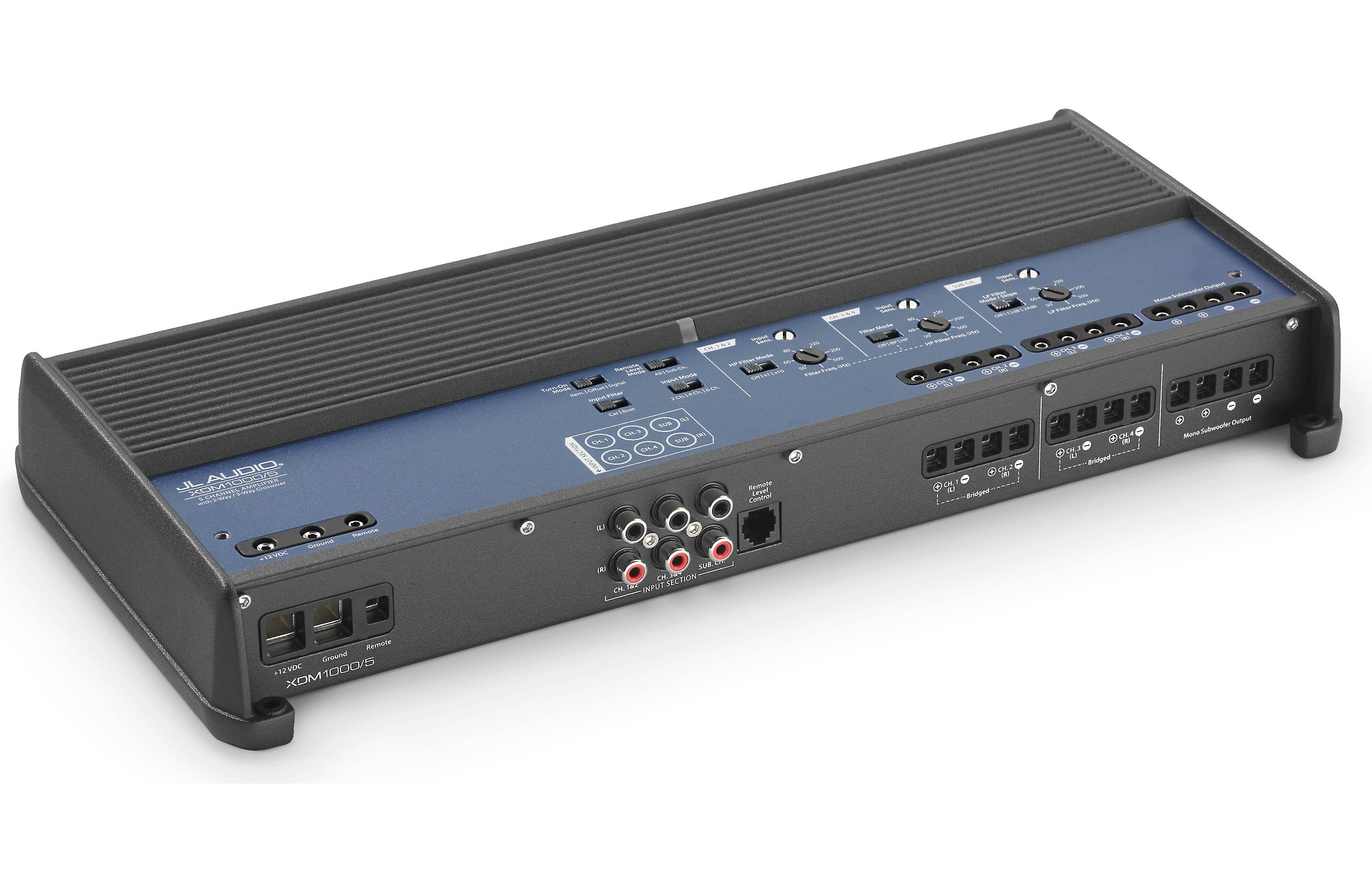 JL Audio XDM1000/5 1000W 5-Channel Class D Car/Marine System Amplifier