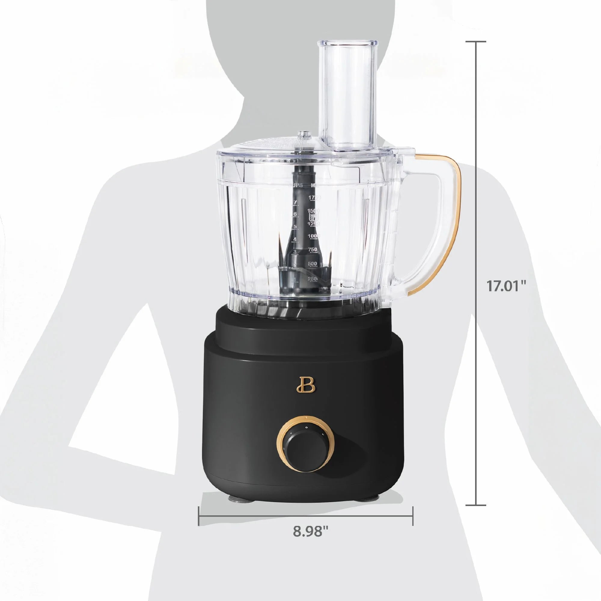Beautiful 10-Cup Food Processor with Accessories. White Icing by Drew Barrymore