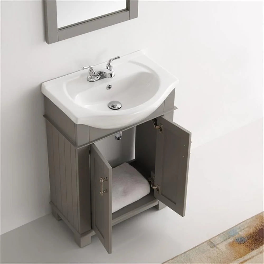 Fresca Hartford 24 White Traditional Bathroom Vanity