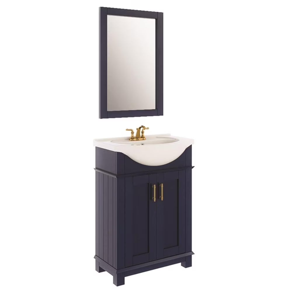 Fresca Hartford 24 White Traditional Bathroom Vanity