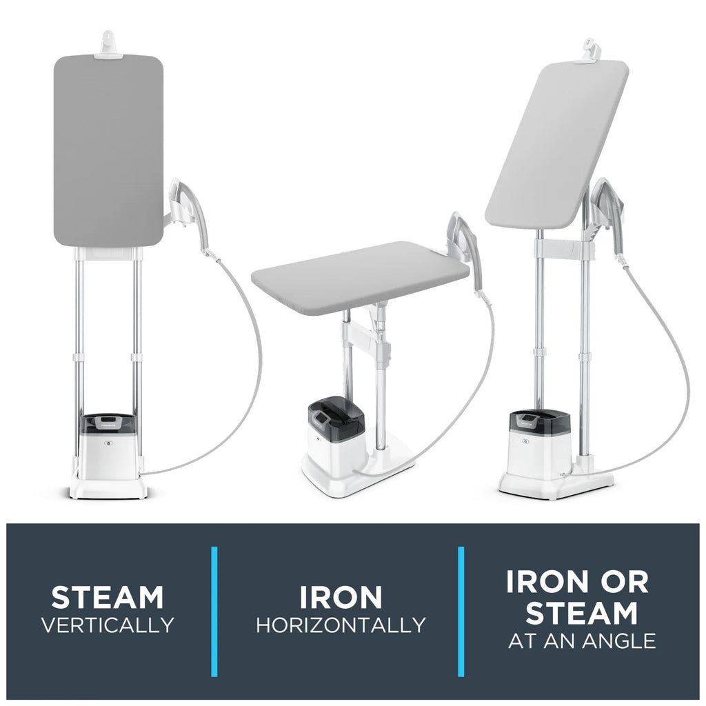 Rowenta IXEO Full Size Steamer for Clothes with Ironing Board. Garment Steamer. 65 Inch. 1500 Watts. Portable. QR1410
