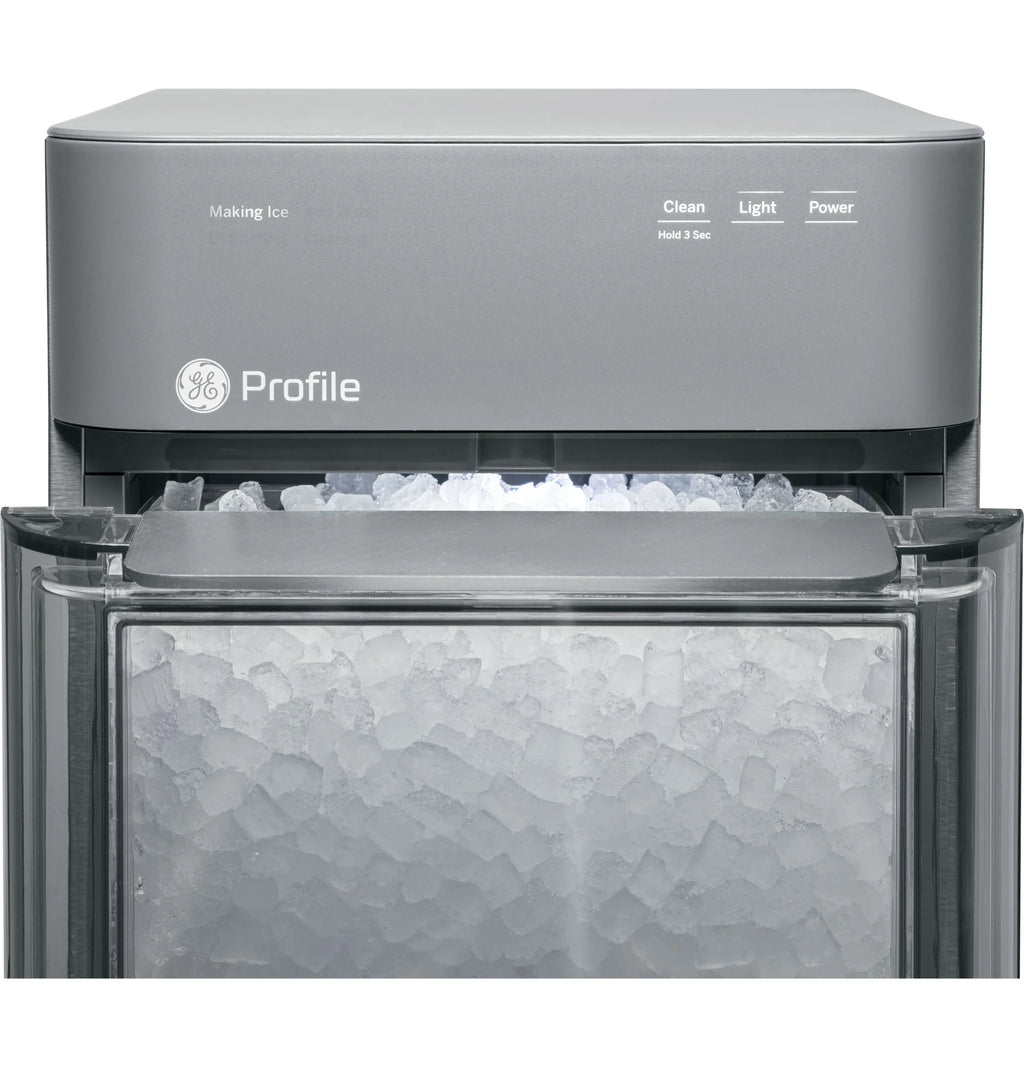 GE Appliances Opal 2.0 Countertop Nugget Ice Maker. 38 lb Maximum Output. Industrial