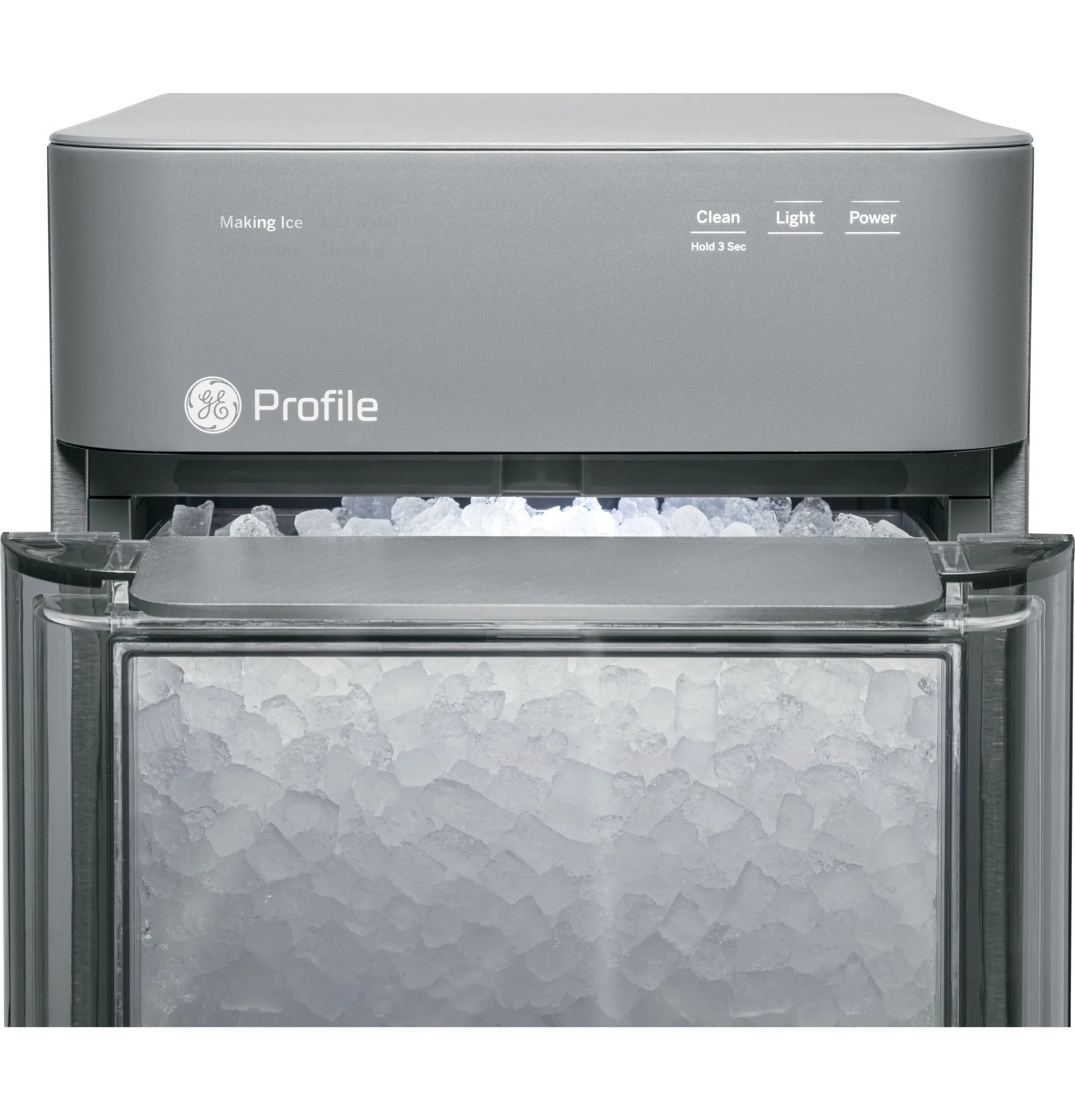 GE Appliances Opal 2.0 Countertop Nugget Ice Maker. 38 lb Maximum Output. Industrial