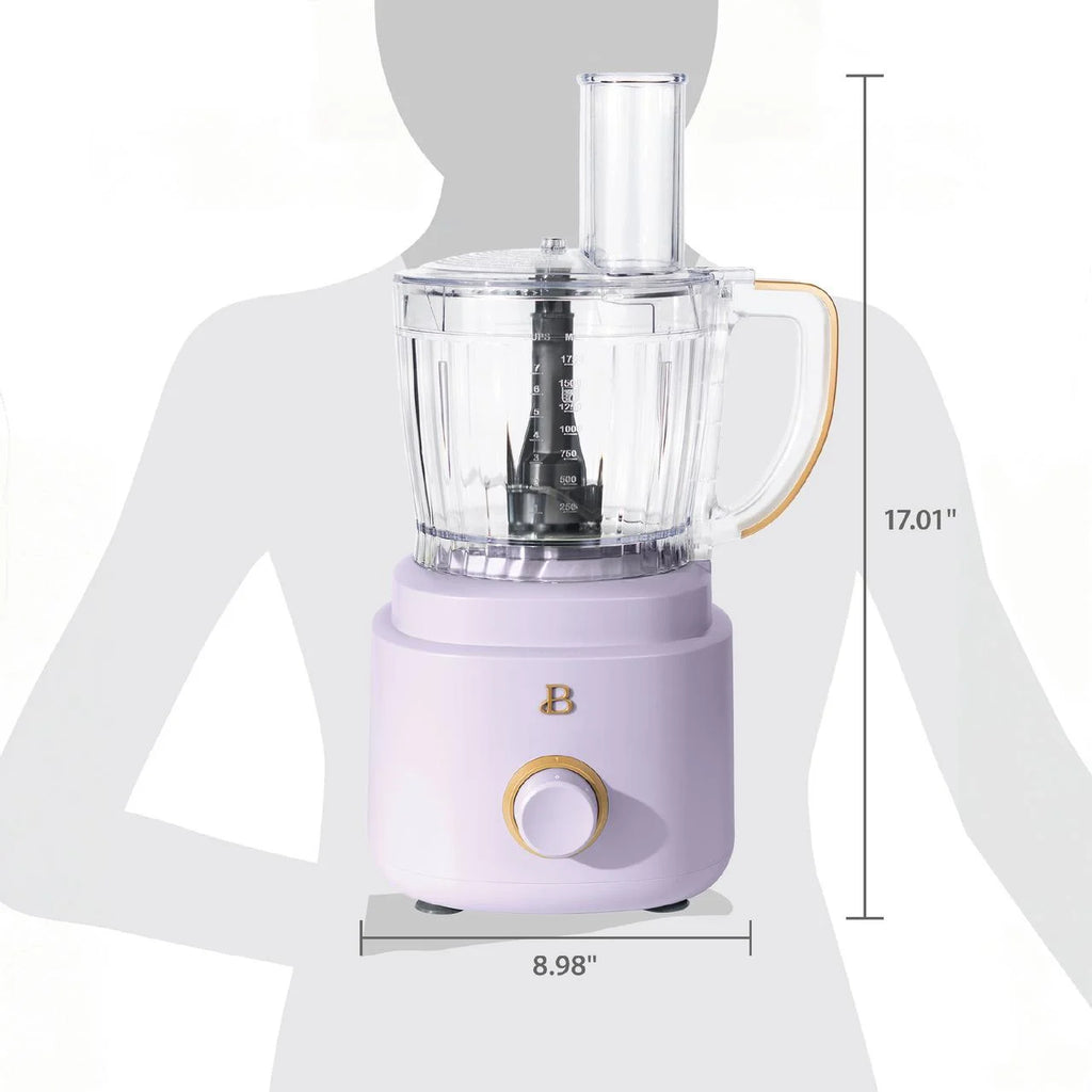 Beautiful 10-Cup Food Processor with Accessories. White Icing by Drew Barrymore