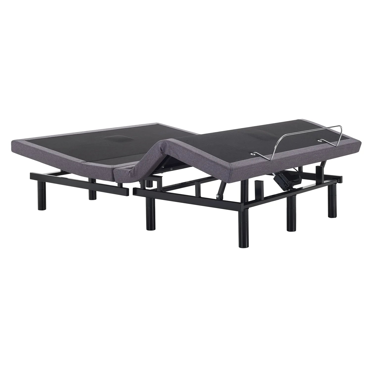 IdealBase Adjustable Bed Frame Twin XL. Massaging Zero Gravity Adjustable Bed Base. Electric Adjustable Beds with 3 Speed Head & Foot Massage. Wireless Remote. 2 USB Ports. 800LBs Capacity Gray