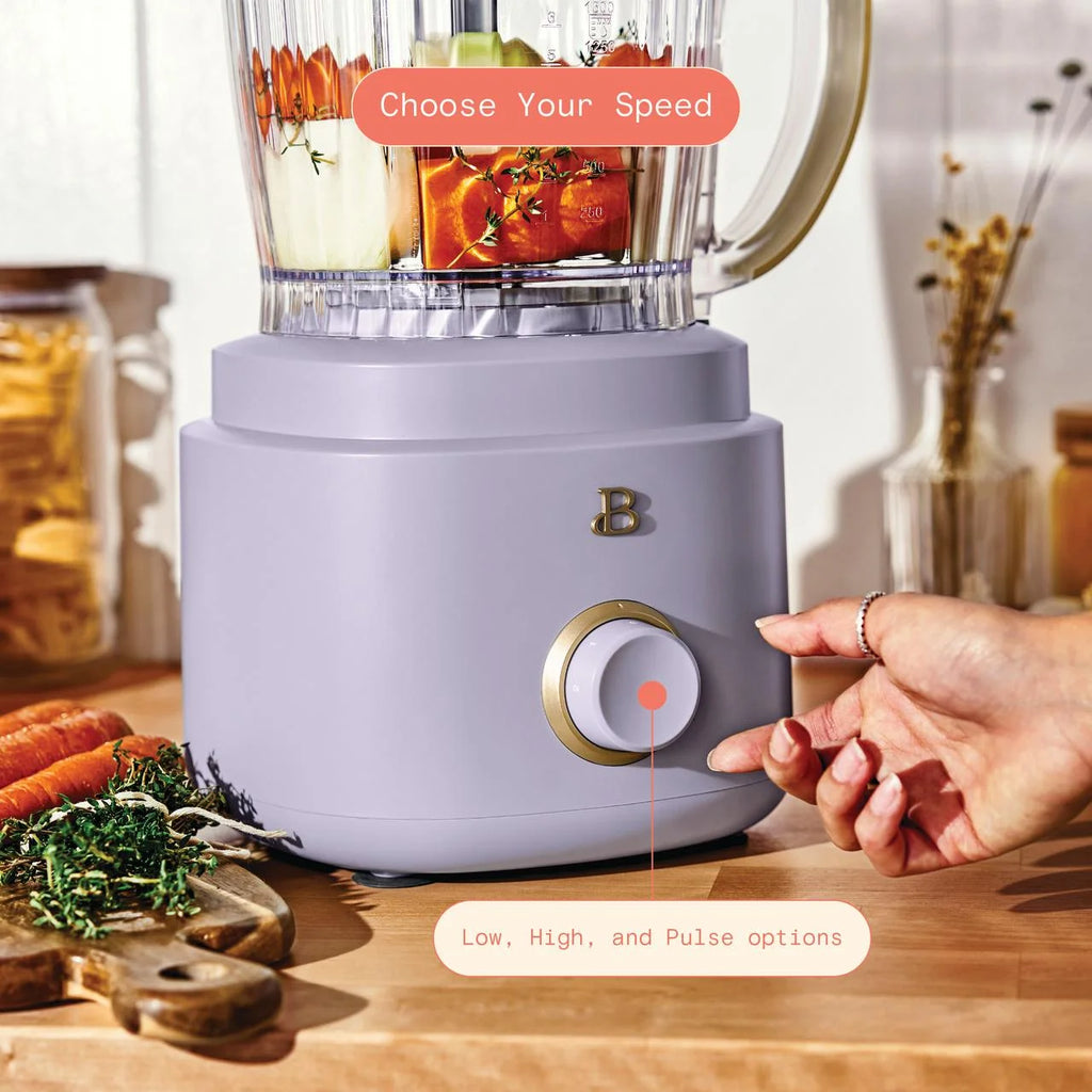 Beautiful 10-Cup Food Processor with Accessories. White Icing by Drew Barrymore