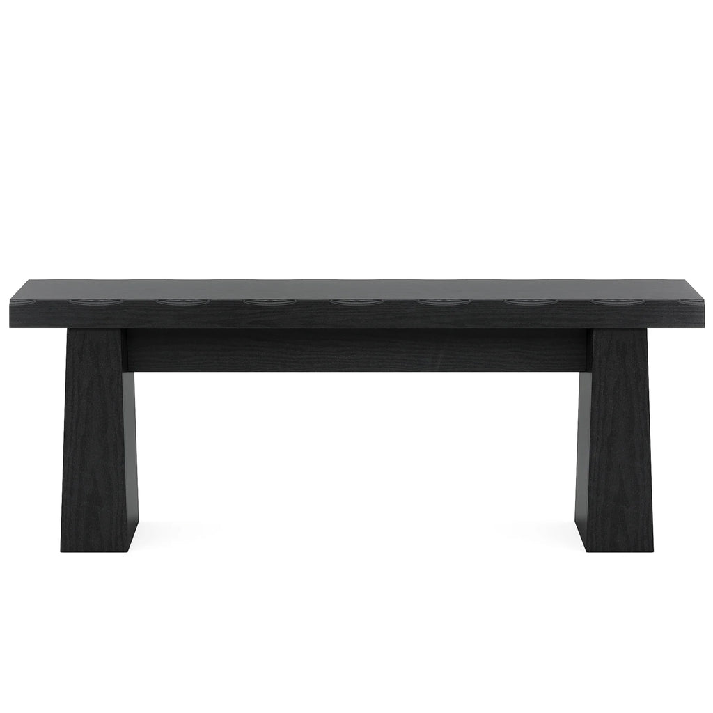 Fnova 48 Wooden Two - Person Backless Entryway Bench with Under - Bench Storage for Outdoor Garden. Living Room. Bedroom. Dining Room. Hallway