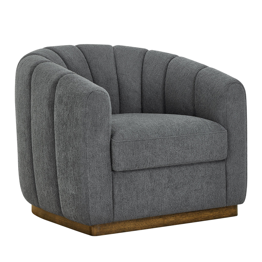 Better Homes & Gardens Lillian Accent Swivel Chair. Cream Linen