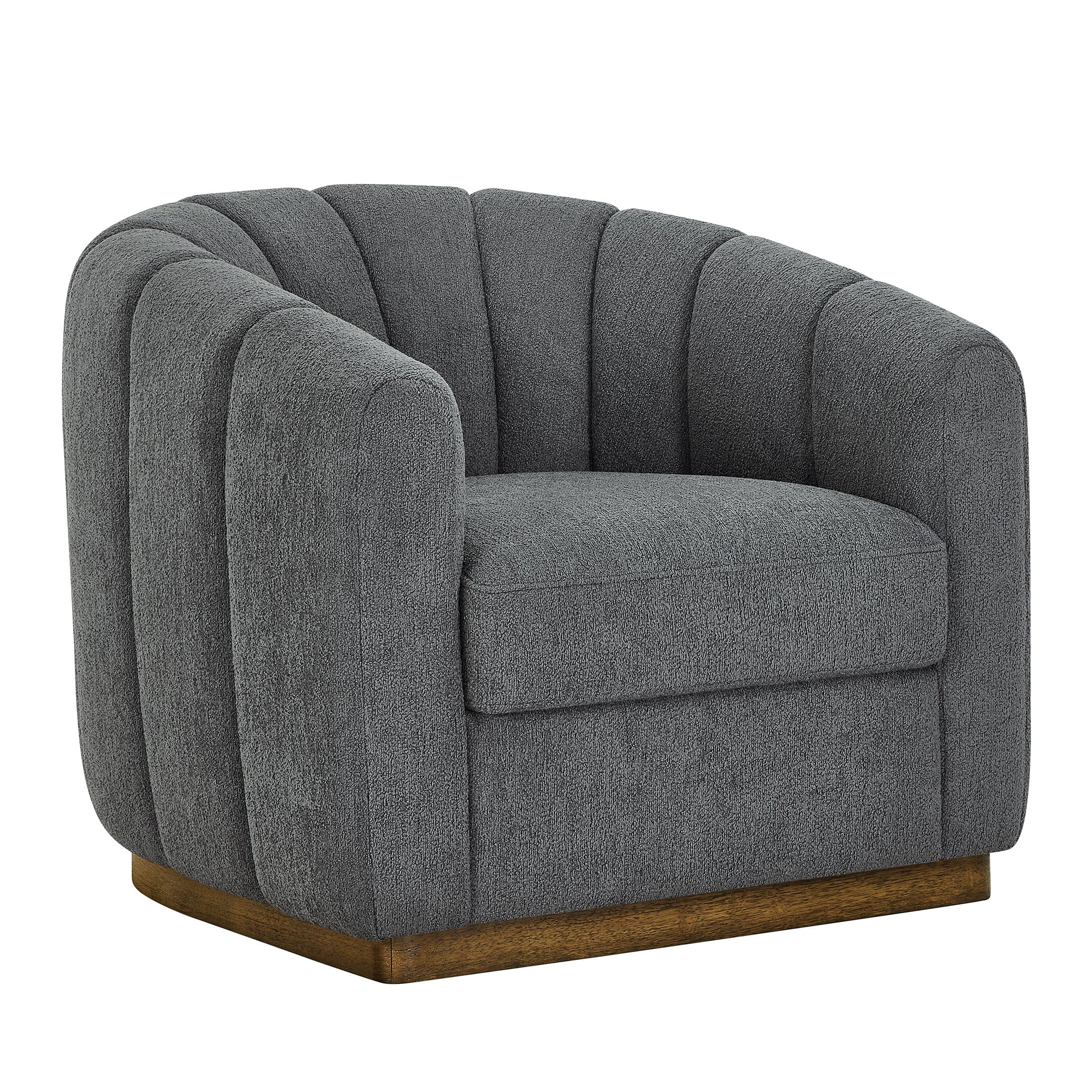 Better Homes & Gardens Lillian Accent Swivel Chair. Cream Linen