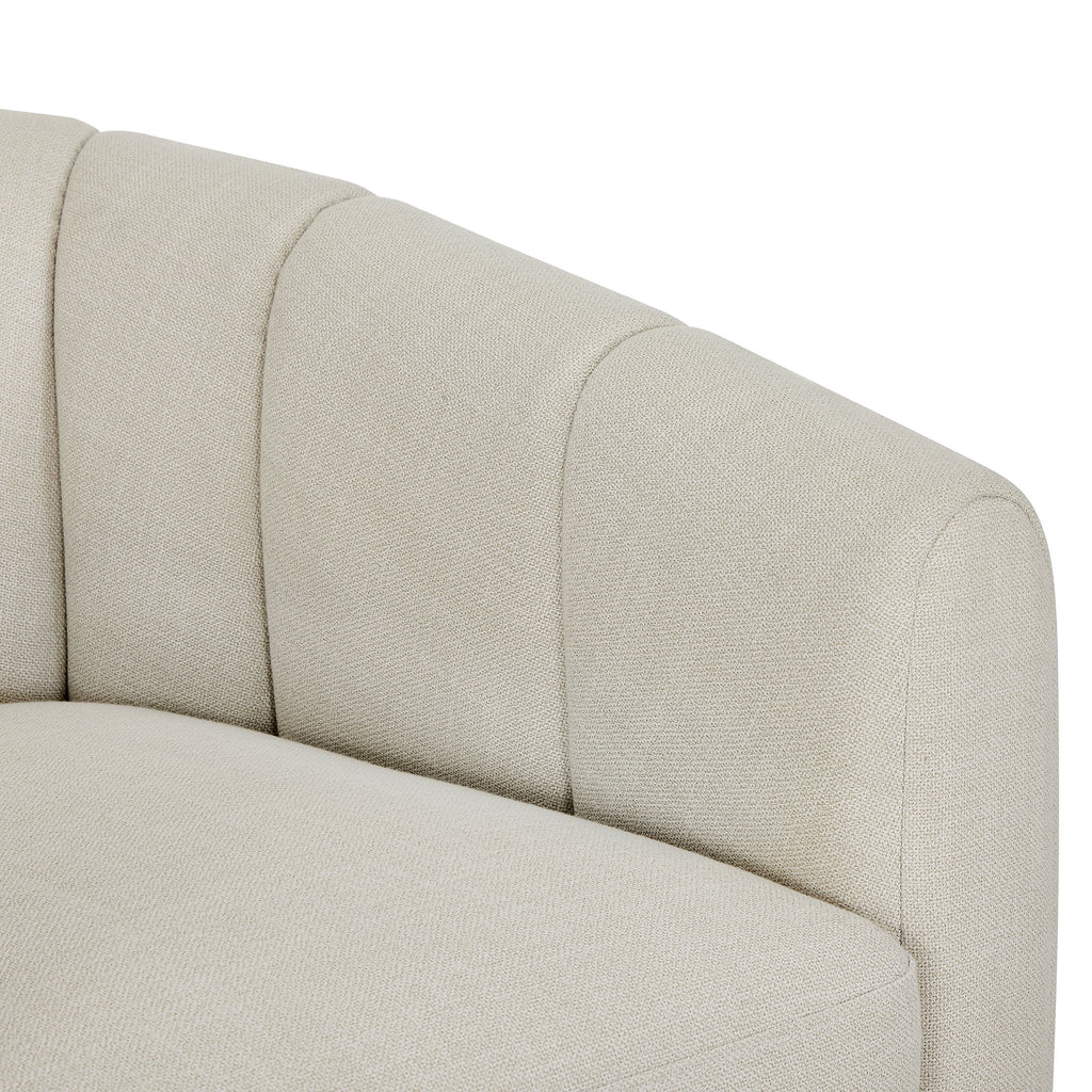 Better Homes & Gardens Lillian Accent Swivel Chair. Cream Linen