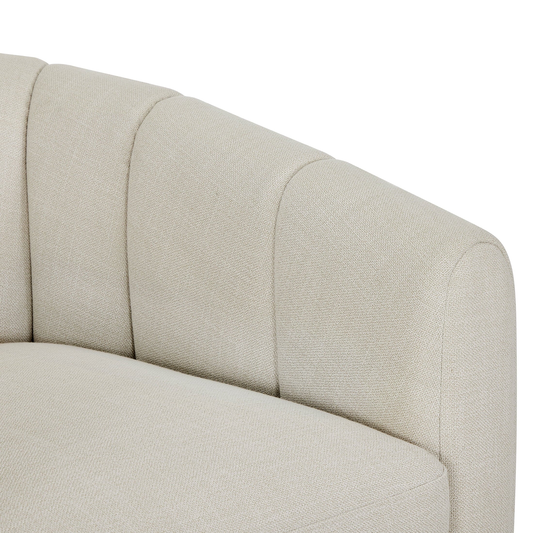 Better Homes & Gardens Lillian Accent Swivel Chair. Cream Linen