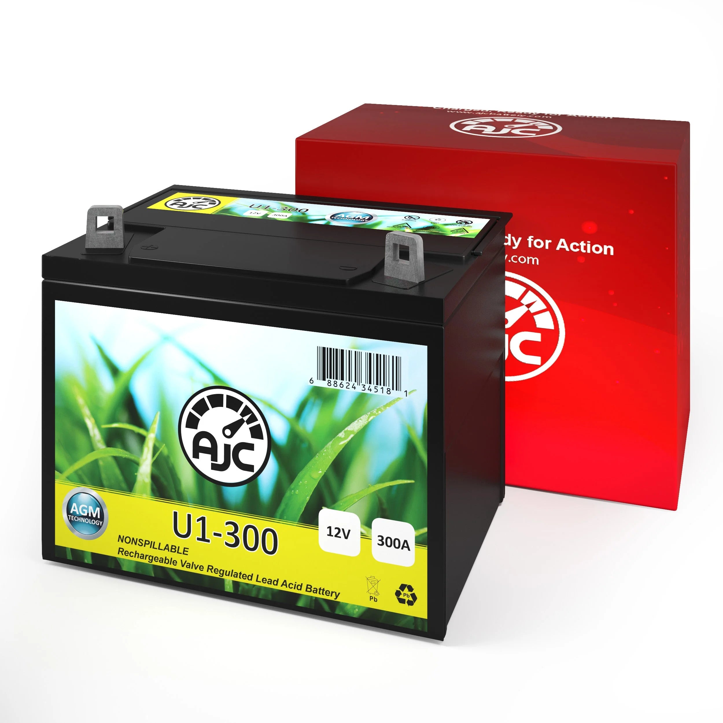 Cub Cadet SLT1550 U1 Lawn Mower and Tractor Battery - This Is an AJC Brand Replacement