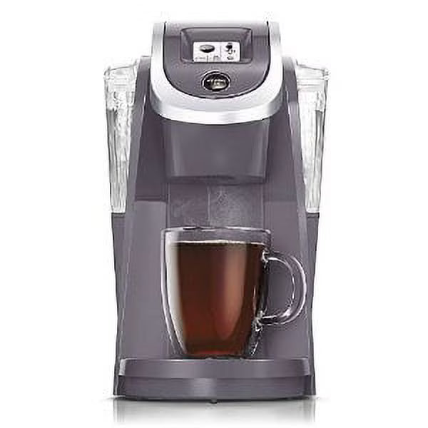 Keurig K250 Coffee Maker. Single Serve K-Cup Pod Coffee Brewer. With Strength Control. Plum Gray