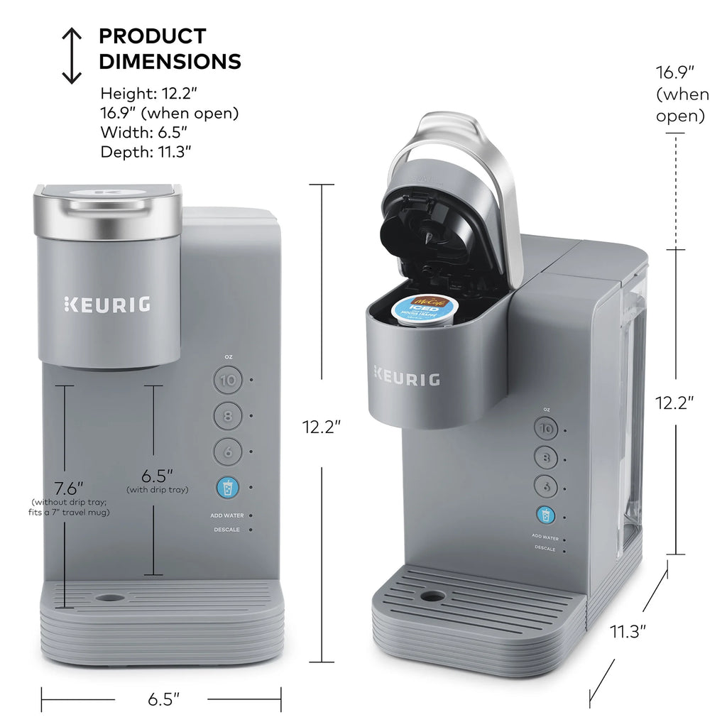 Keurig K-Iced Essentials Iced and Hot Single-Serve K-Cup Pod Coffee Maker. White
