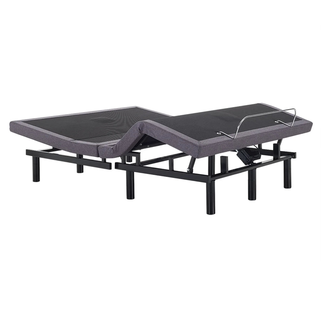 IdealBase Adjustable Bed Frame Twin XL. Massaging Zero Gravity Adjustable Bed Base. Electric Adjustable Beds with 3 Speed Head & Foot Massage. Wireless Remote. 2 USB Ports. 800LBs Capacity Gray