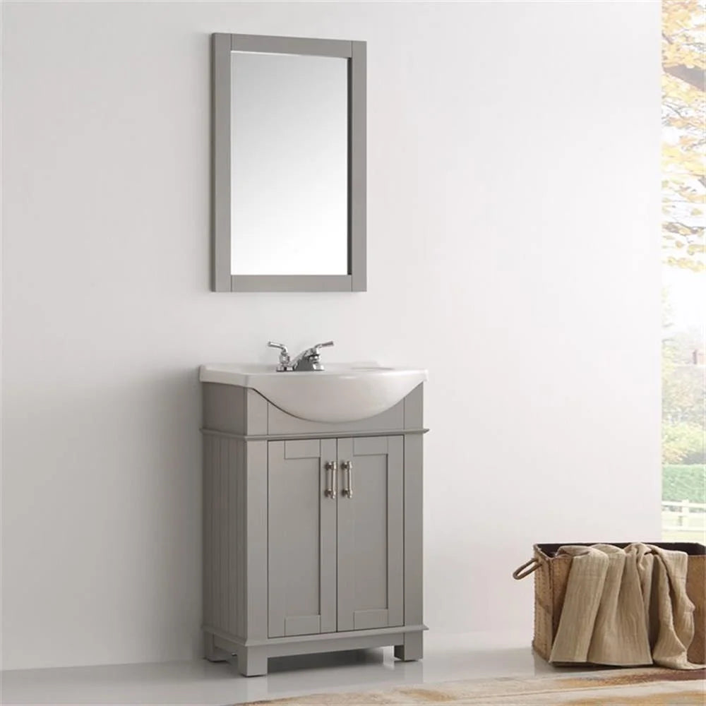 Fresca Hartford 24 White Traditional Bathroom Vanity