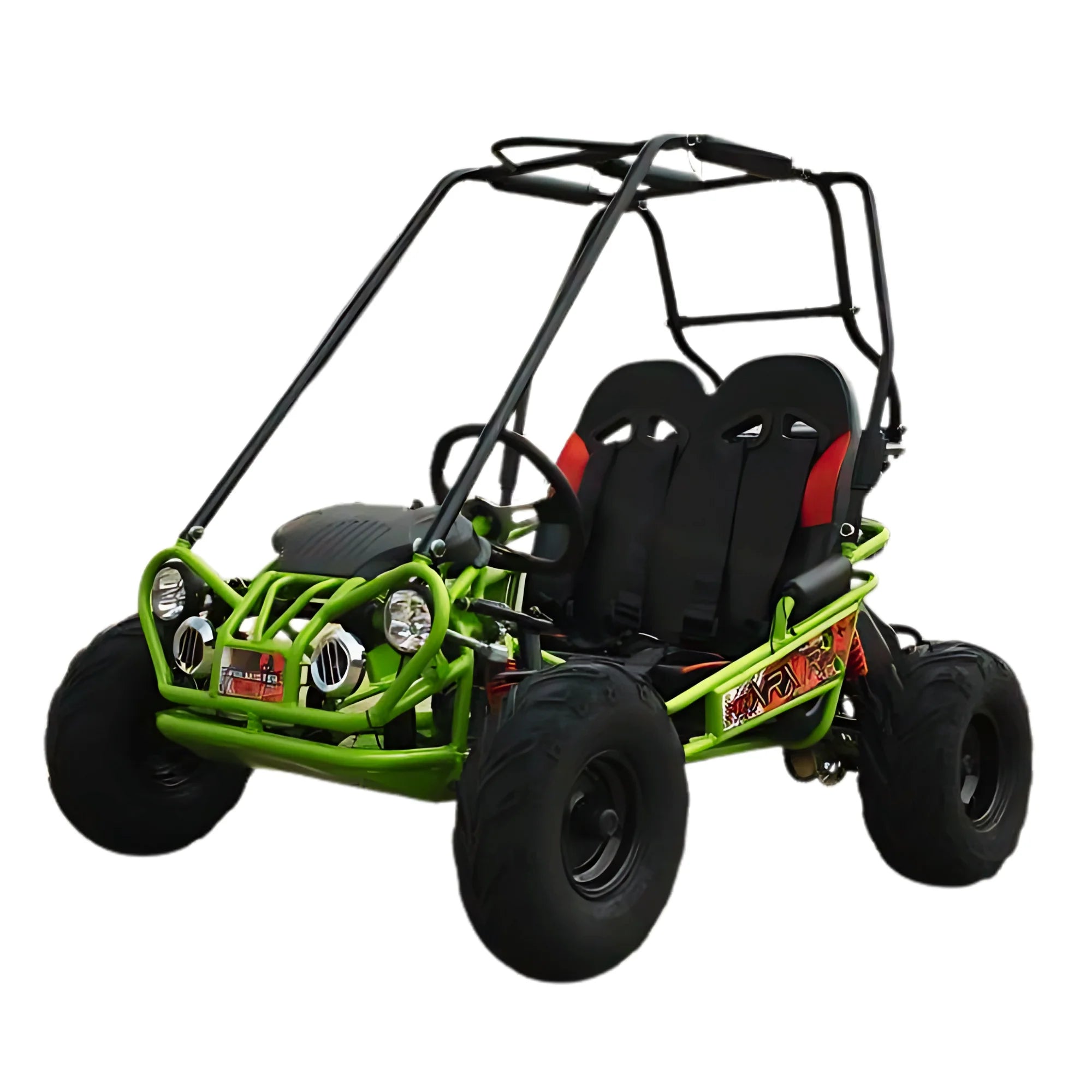 Trailmaster Ultra Mini XRX+ Go Kart Buggy. High Back Seats. Adjustable for Younger Riders. Throttle Limiter and Kill Remote. with Pre-Assembled Version Now! (Plus. Red)