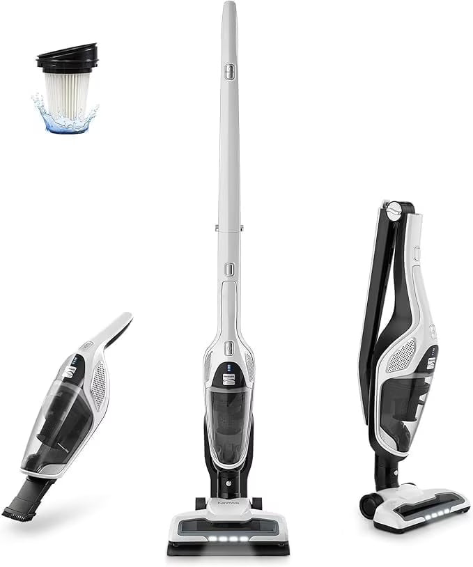 Kenmore DS1030 Lightweight Cordless Stick Vacuum Cleaner. 24V. White. Handvac under 3lbs