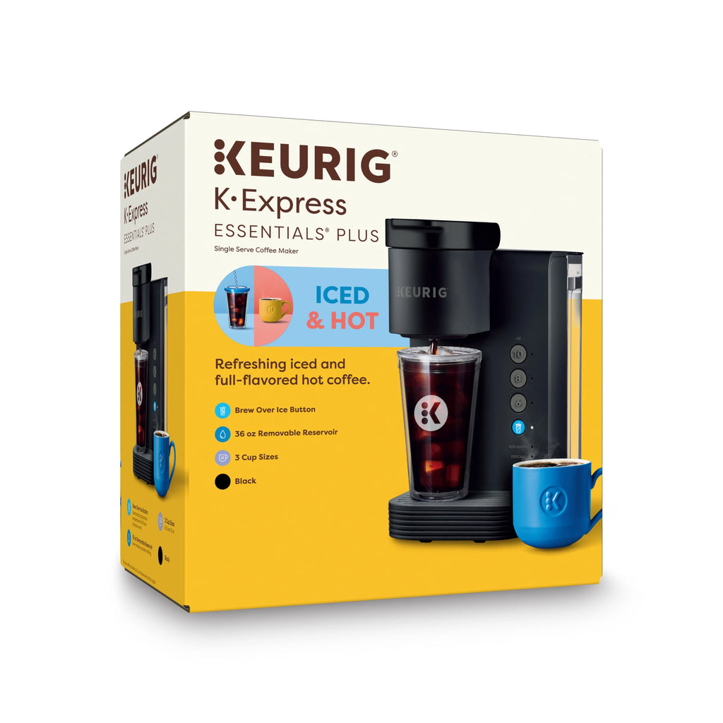 Keurig K-Iced Essentials Iced and Hot Single-Serve K-Cup Pod Coffee Maker. White