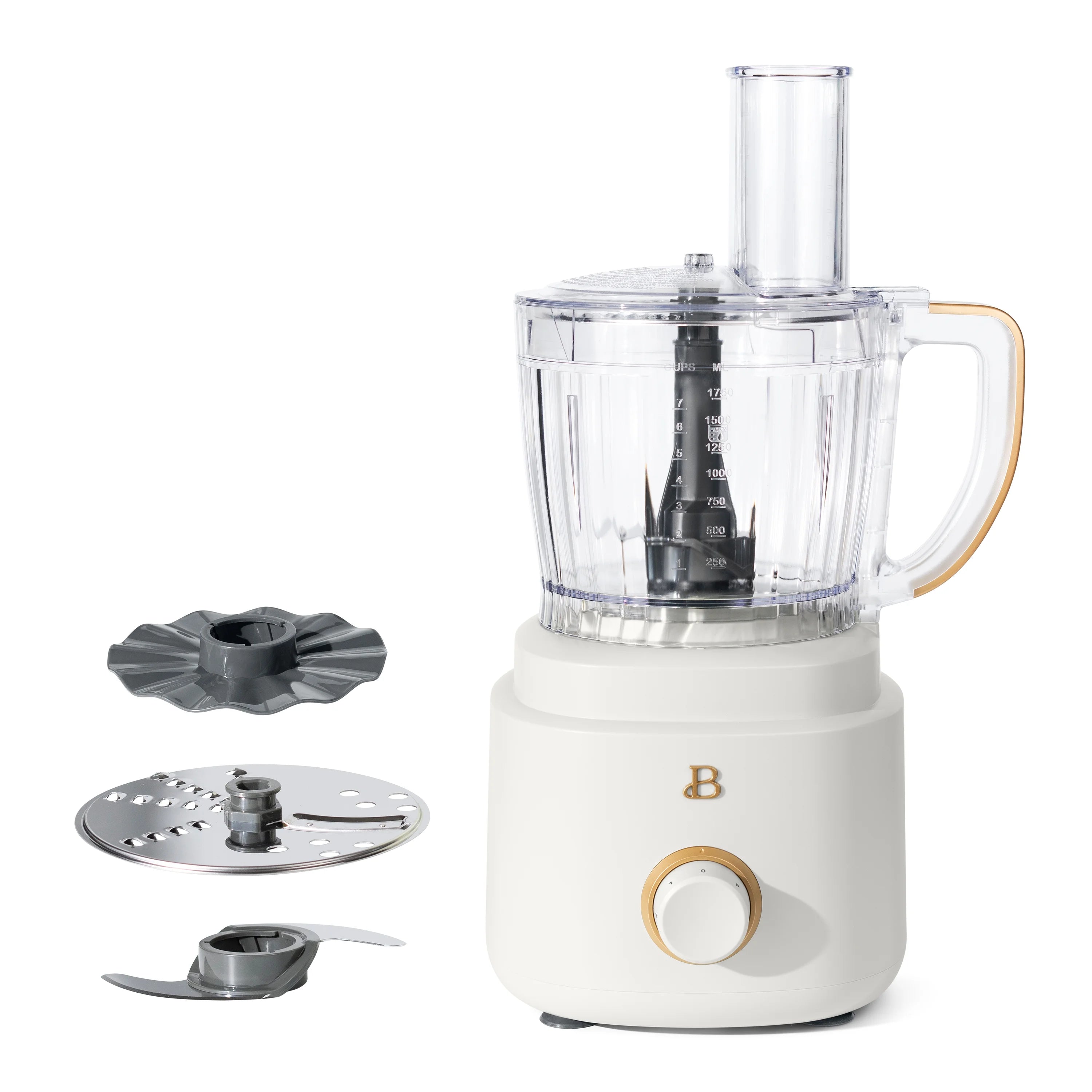 Beautiful 10-Cup Food Processor with Accessories. White Icing by Drew Barrymore
