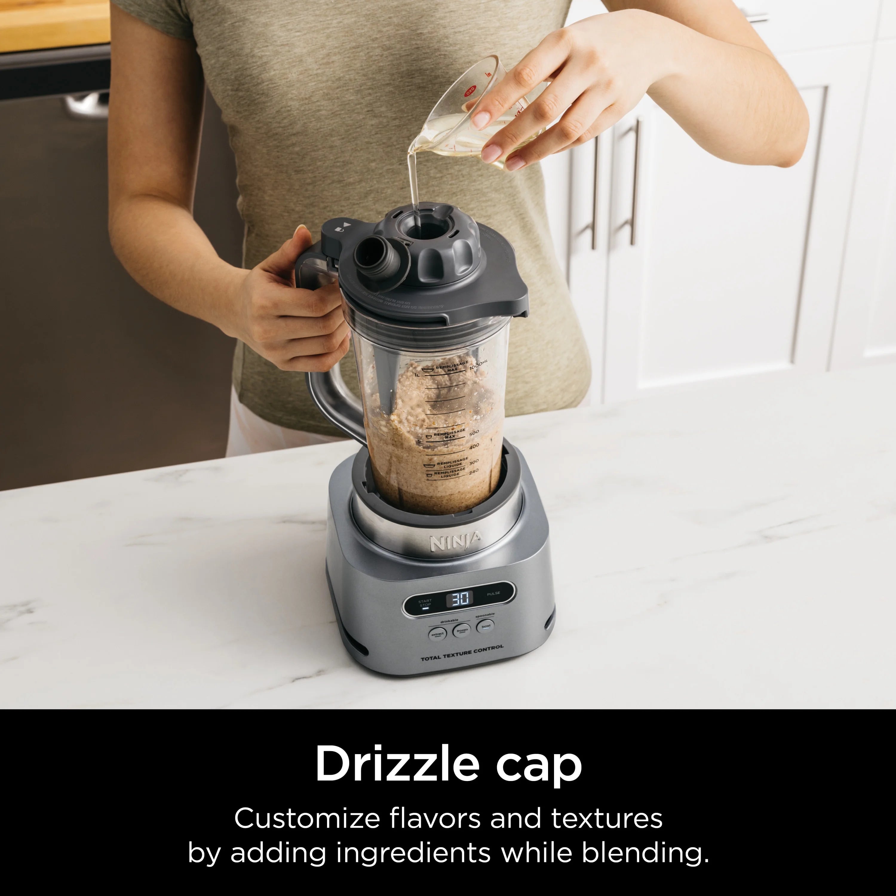 Ninja Twisti. High-Speed Blender Duo 3 Preset Auto-iQ Programs. 34 oz. Pitcher Capacity. SS150