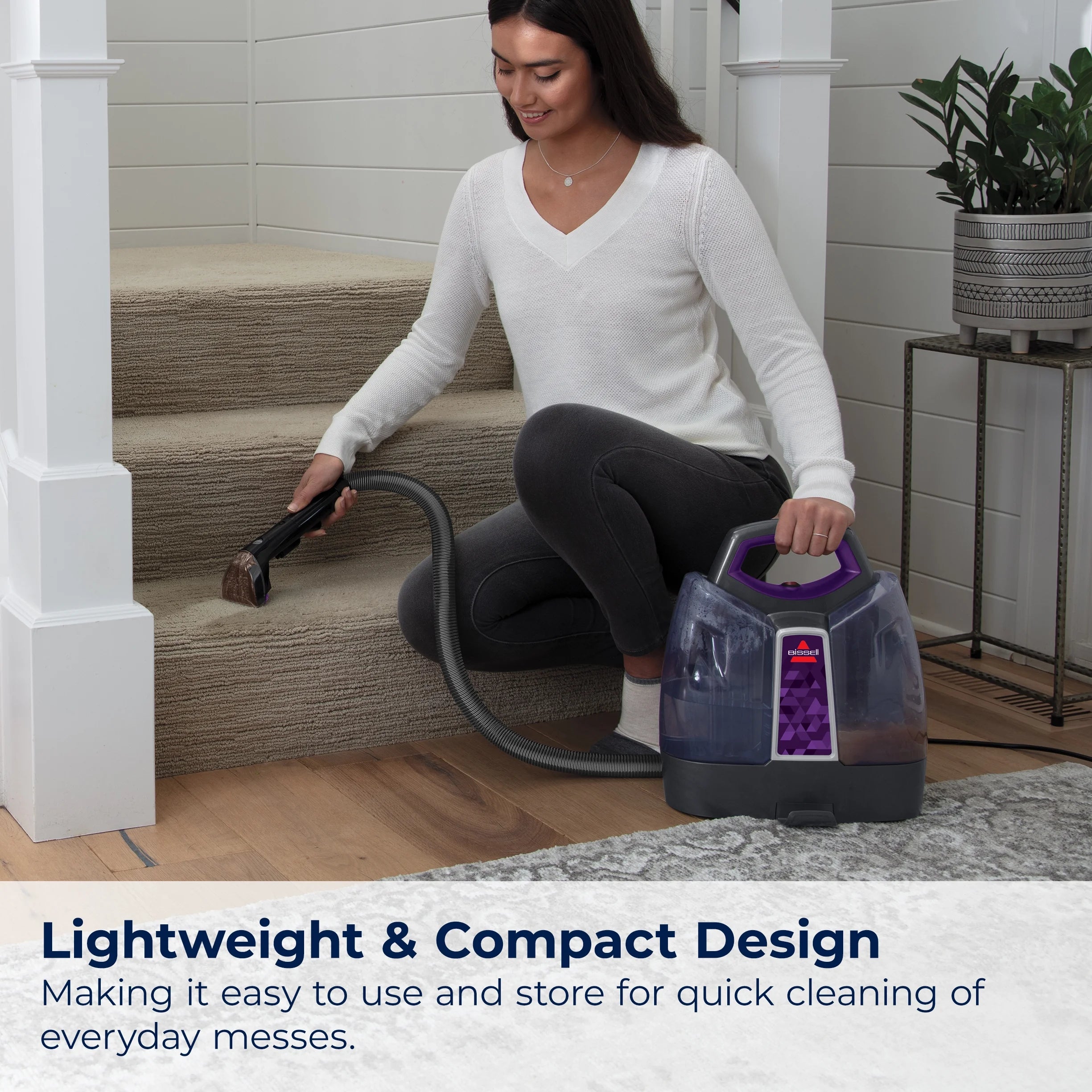 BISSELL Littlle Green ProHeat Advanced Pet Portable Deep Cleaning. for Carpet. Upholstery. and Auto. tough stain removal. Heatwave Technology. Lightweight. 2513W