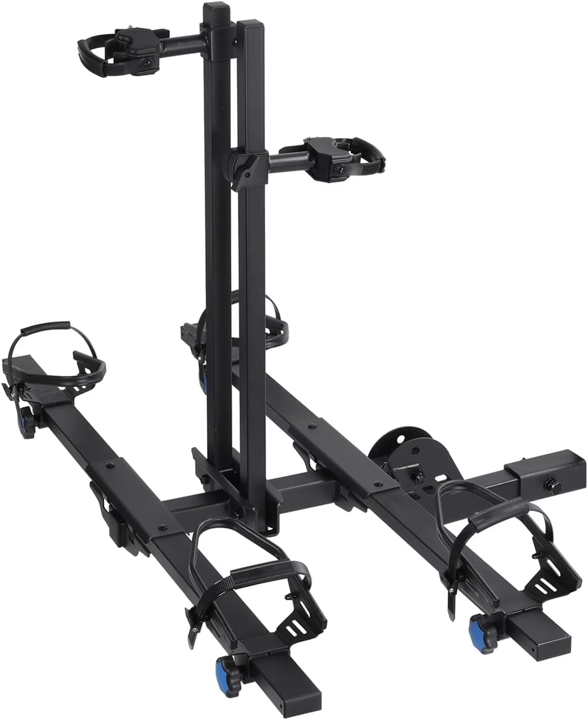 Young Electric Ebike Rack. 200lb Capacity. Alloy Steel Hitch Mount. Fits 5-Inch Fat Tire Bikes. 2-Inch Receiver
