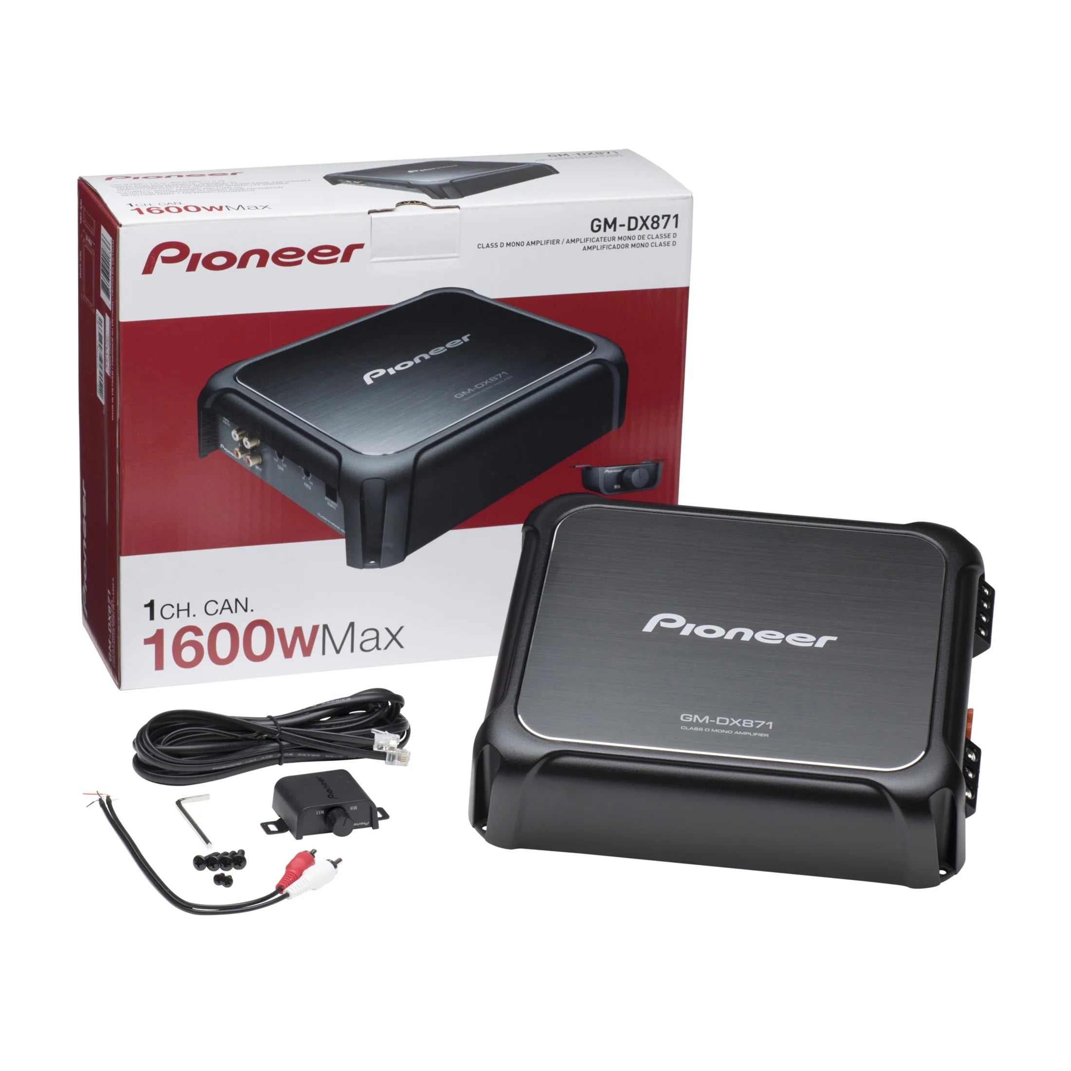 Pioneer GM-DX871 1-Channel �C Class D. 1600 W Max Power �C Digital Amplifier