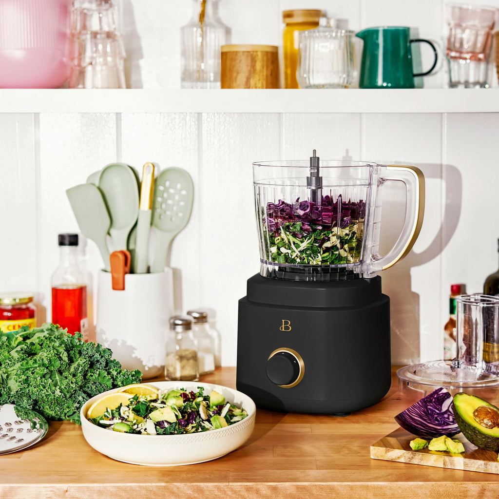 Beautiful 10-Cup Food Processor with Accessories. White Icing by Drew Barrymore
