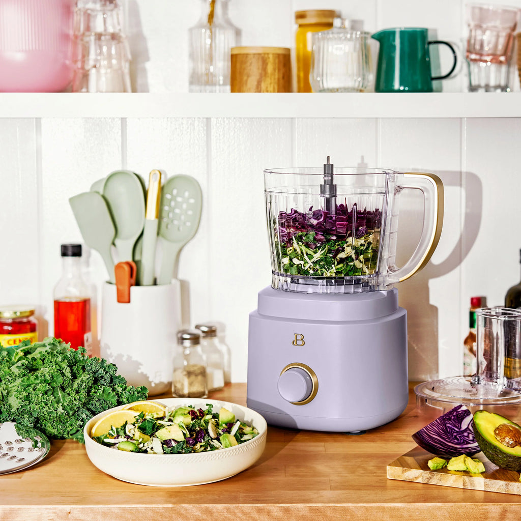 Beautiful 10-Cup Food Processor with Accessories. White Icing by Drew Barrymore