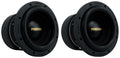 2 Rockville Punisher 8D1 8 3000w Peak/750w RMS Competition Car Audio Subwoofers