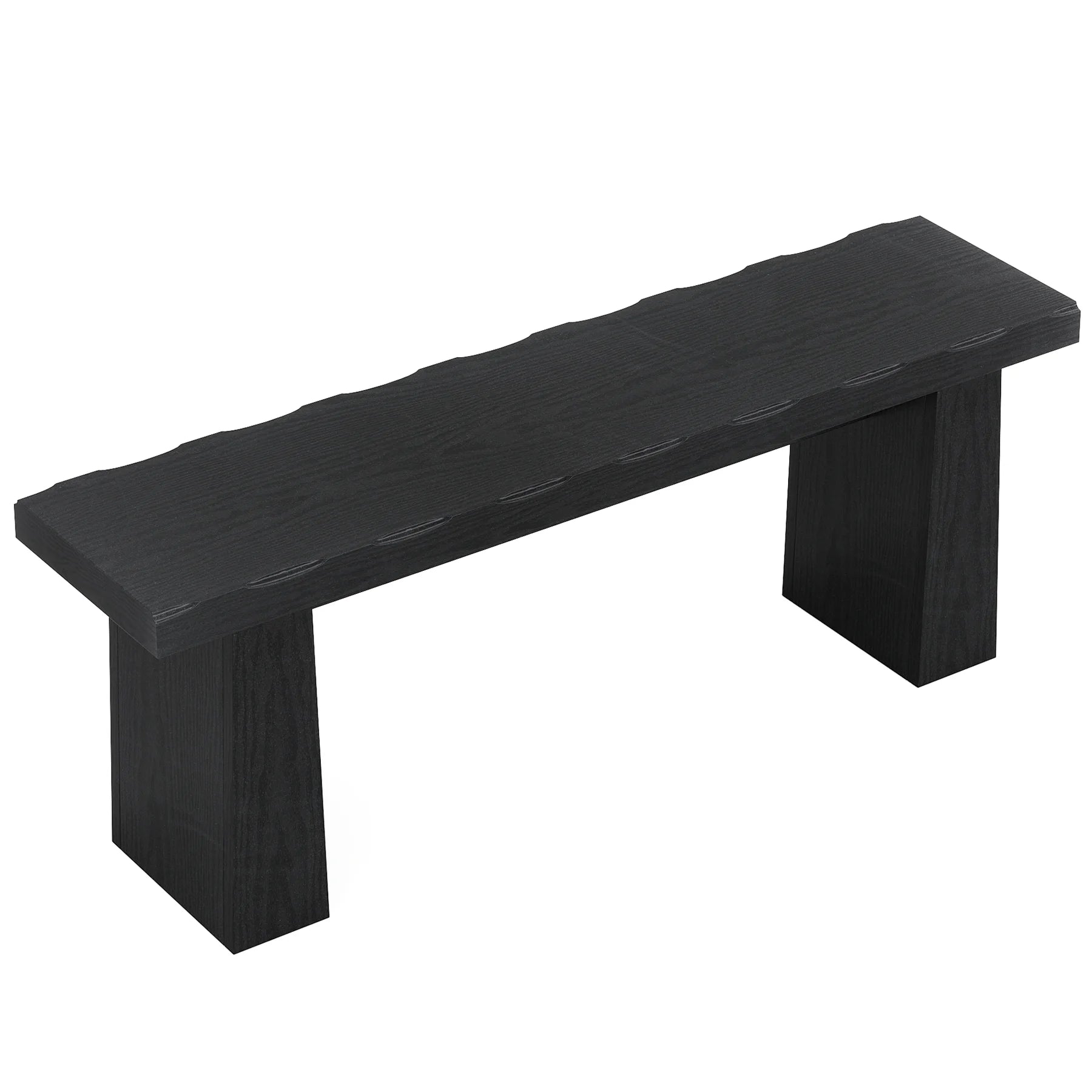 Fnova 48 Wooden Two - Person Backless Entryway Bench with Under - Bench Storage for Outdoor Garden. Living Room. Bedroom. Dining Room. Hallway