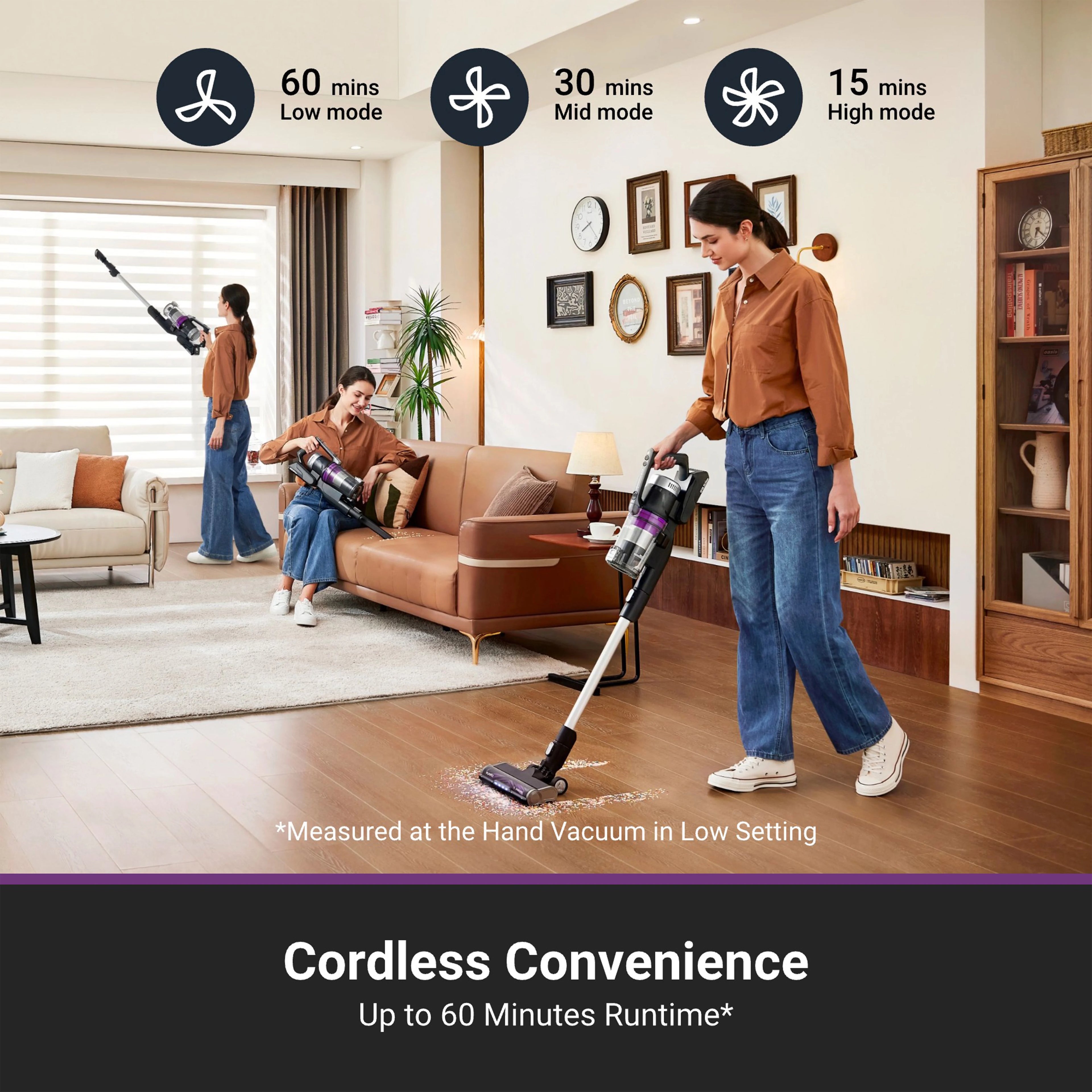 Eureka Stylus Elite Anti-Tangle Cordless Stick Vacuum Cleaner. 60 Minute Runtime. Auto-Empty Dust Station. Pet Hair. Multi-Surface. NEC490SE