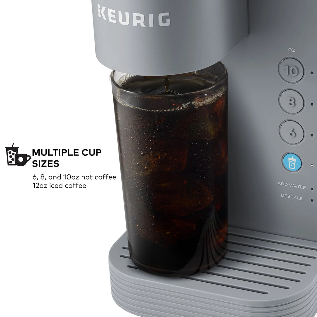 Keurig K-Iced Essentials Iced and Hot Single-Serve K-Cup Pod Coffee Maker. White