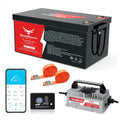 48V 100Ah LiFePO4 Lithium Battery.200A BMS.10000+ Deep Cycle Lithium Iron Phosphate Battery Great for Golf Cart. RV. Marine and Off Grid Applications