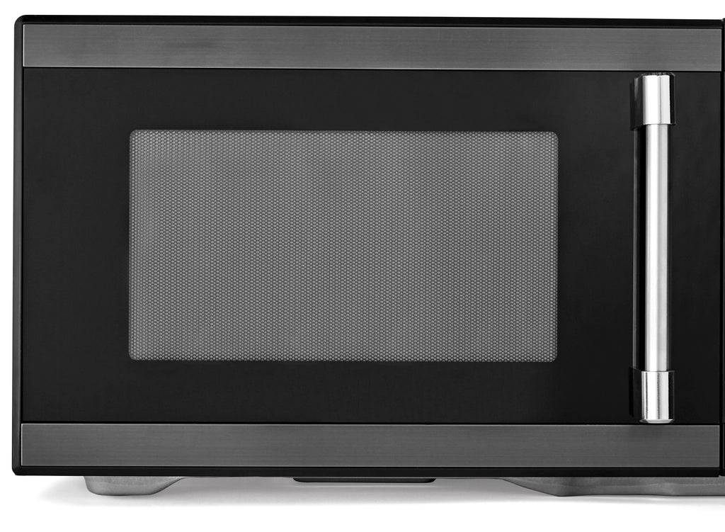 Hamilton Beach 1.1 cu ft Countertop Microwave Oven. Black and Stainless Steel