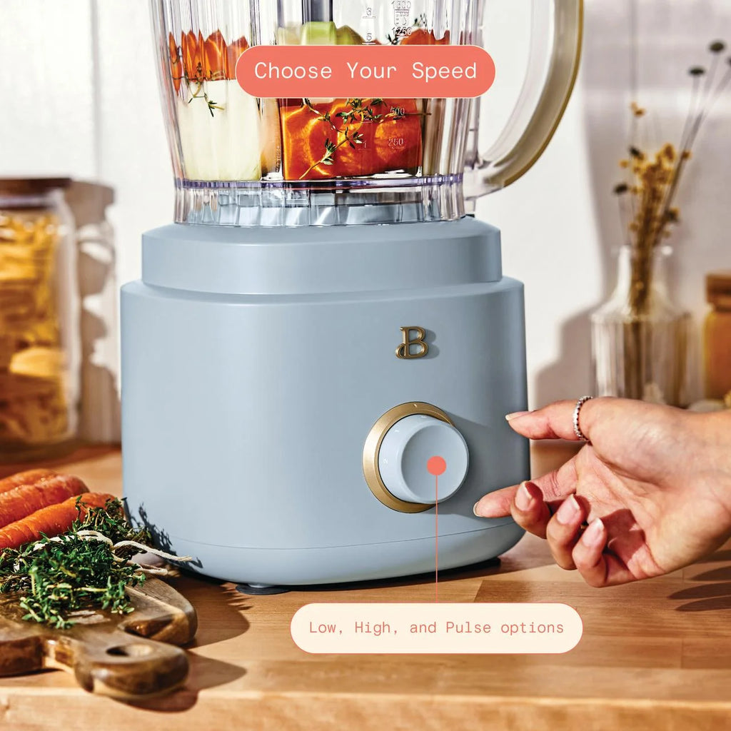 Beautiful 10-Cup Food Processor with Accessories. White Icing by Drew Barrymore