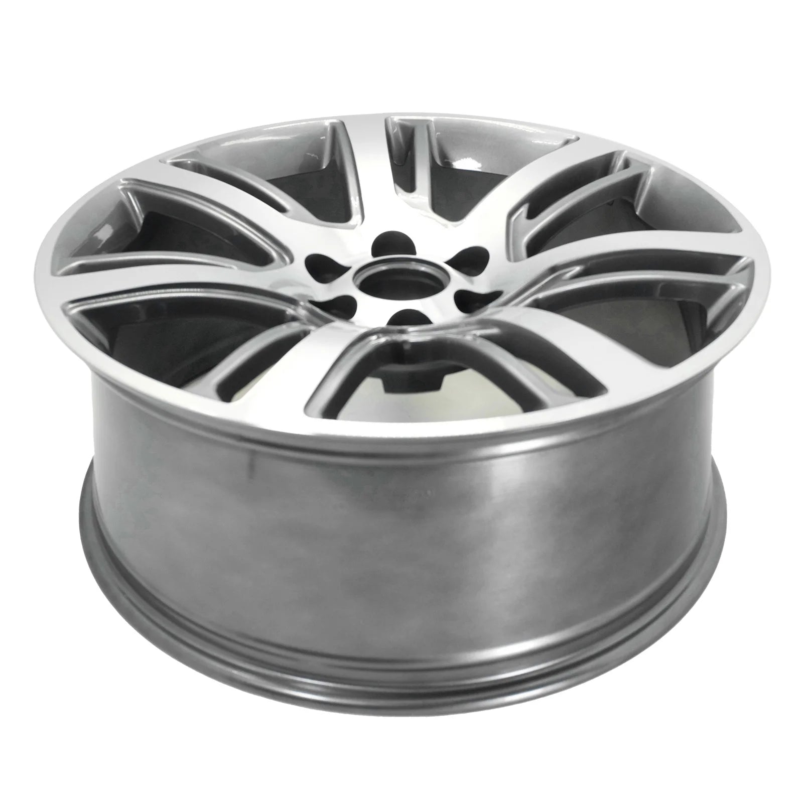 For Cadillac Escalade ESV OEM Design Wheel 22 2015-2017 Machined Grey Single Replacement Rim
