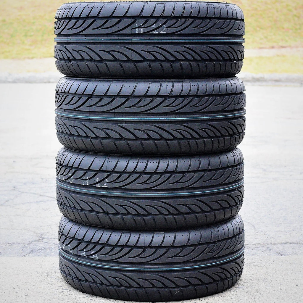 Pair of 2 (TWO) Forceum Hena 215/45R17 ZR 91W XL A/S High Performance Tires Fits: 2011-13 Honda Civic Si. 2010-11 Toyota Prius Base