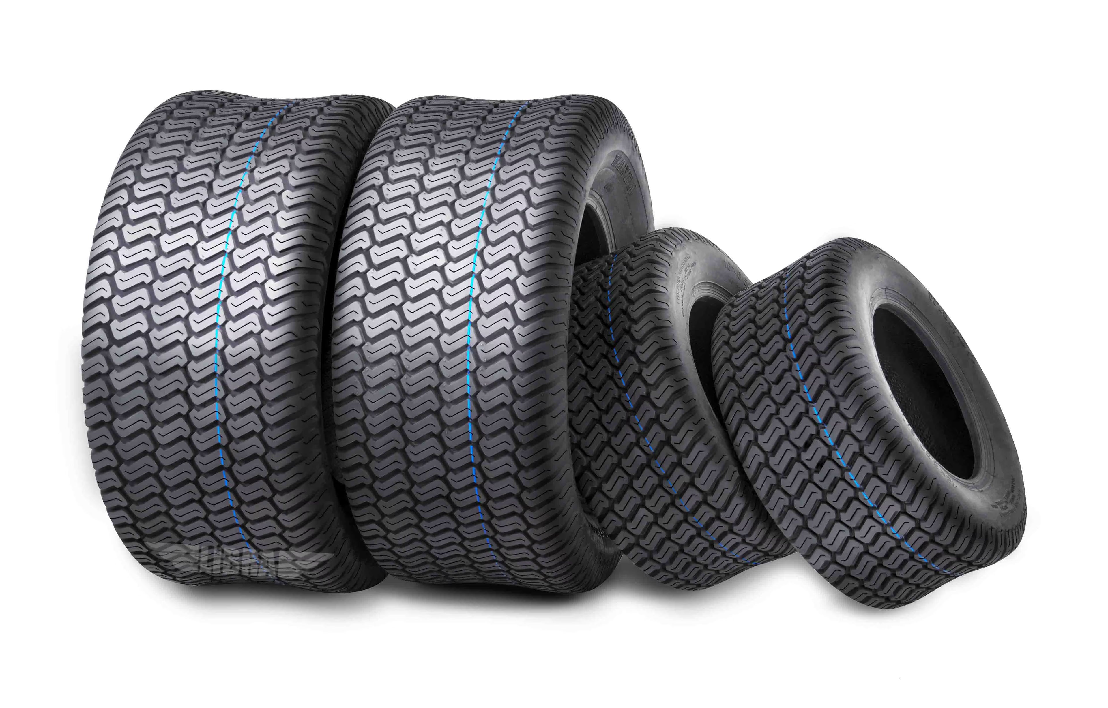 Set of 4 New Lawn Mower Turf Tires 16x6.5-8 Front & 23x10.5-12 Rear 4PR 13019/49