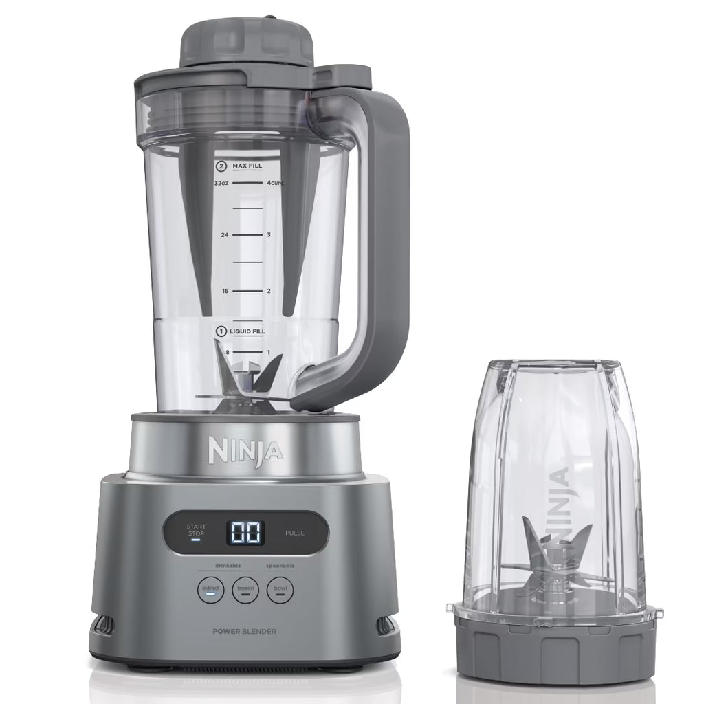 Ninja Twisti. High-Speed Blender Duo 3 Preset Auto-iQ Programs. 34 oz. Pitcher Capacity. SS150