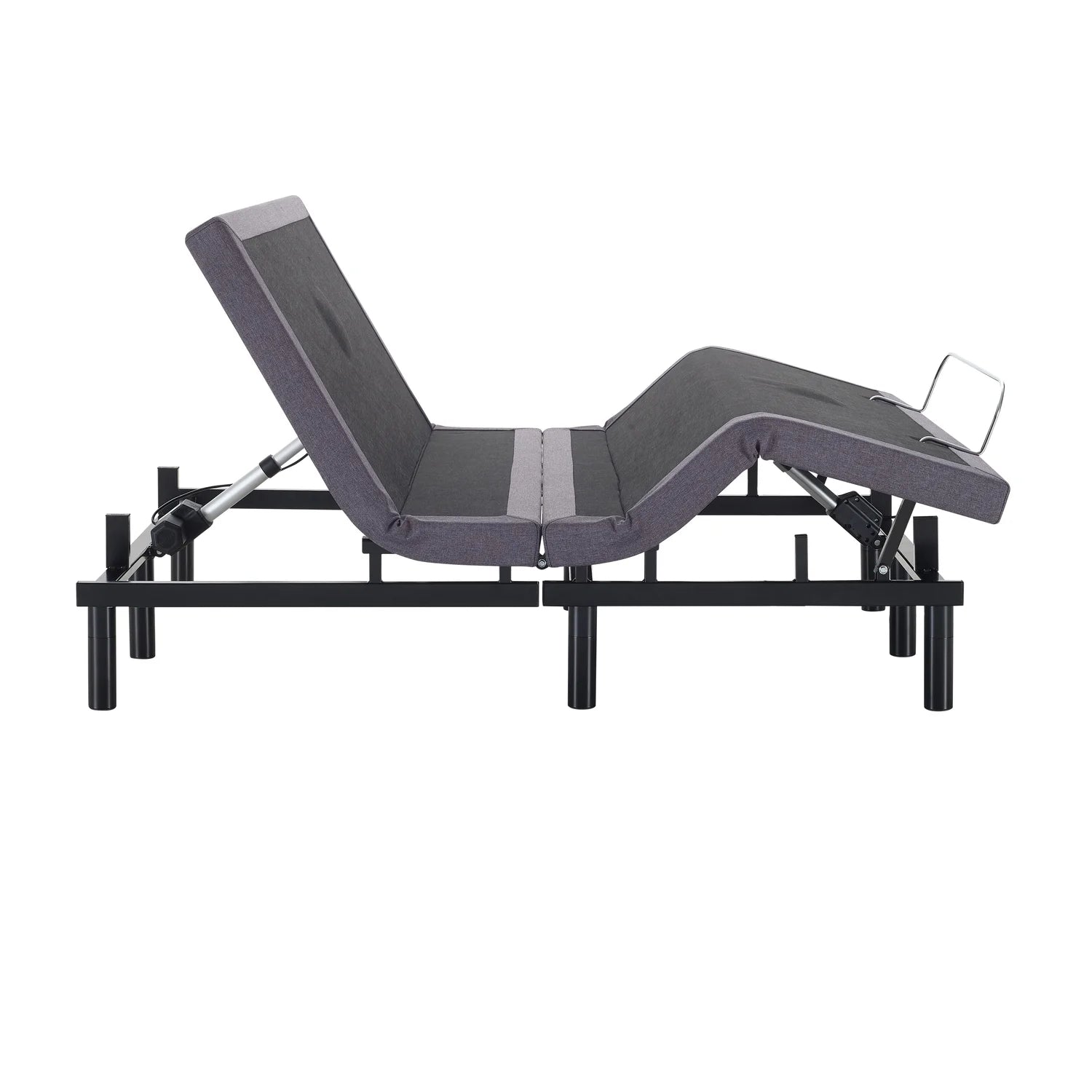 IdealBase Adjustable Bed Frame Twin XL. Massaging Zero Gravity Adjustable Bed Base. Electric Adjustable Beds with 3 Speed Head & Foot Massage. Wireless Remote. 2 USB Ports. 800LBs Capacity Gray