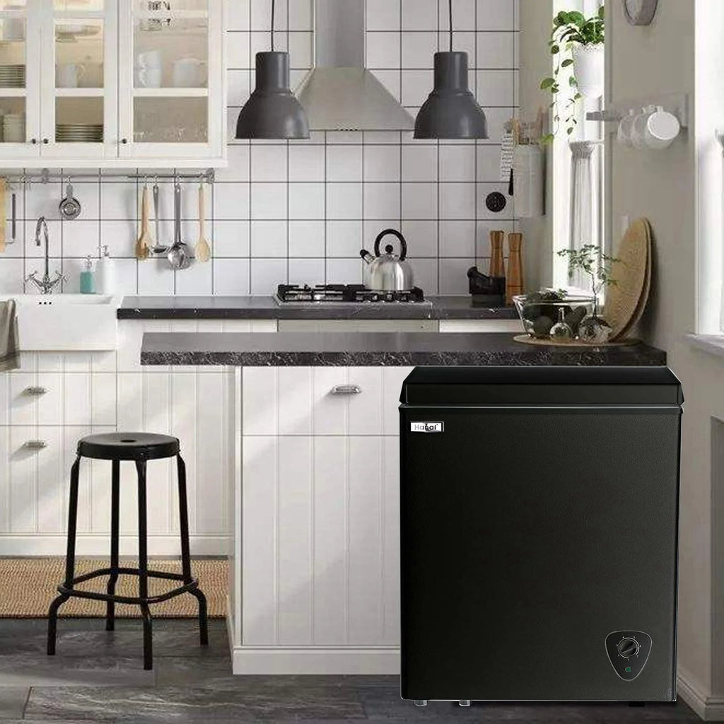 WANAI 3.5 Cu.ft Freezer. Chest Freezer. Deep Freezer with Top Open Door