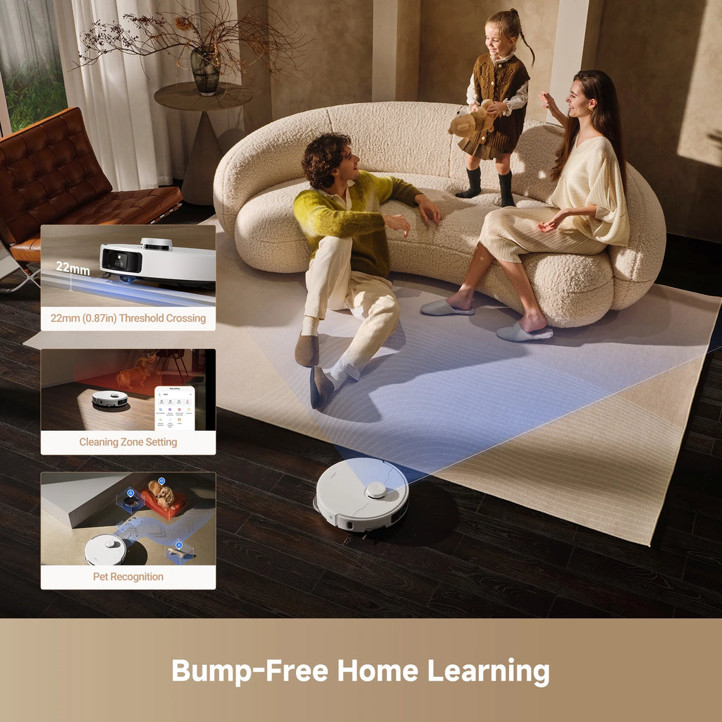 MOVA P50 Pro Ultra Robot Vacuum Cleaner Removable&Liftable Mop.Anti-Tangle.Self Drying&Cleaning